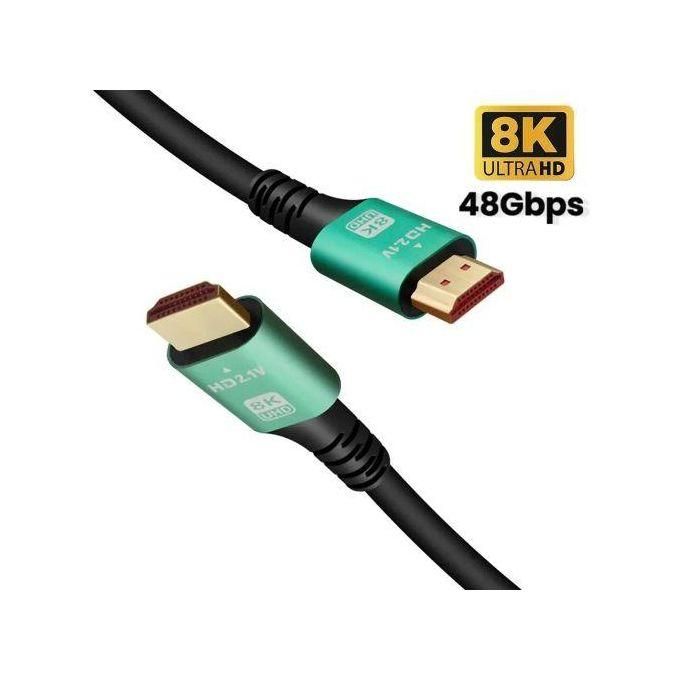 COUGAR-EGY HDMI 2.1 Braided Cable, 8K@60Hz, 48Gbps, Dynamic HDR and Dolby Vision Compatible