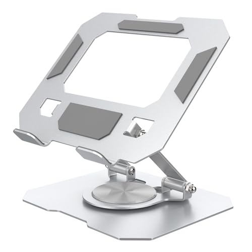 Bighan 360° Adjustable Foldable Tablet & iPad Holder — Silver