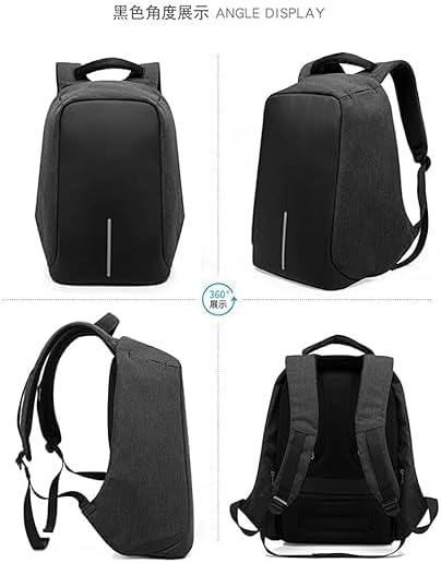COUGAR-EGY Anti-Theft Laptop Backpack with USB Charging Port – Multifunctional Faison Business & Travel Bag – Water Resistant Daypack