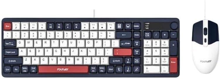 Founder KM650 Wired USB Keyboard & Mouse Combo
