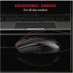 COUGAR-EGY C002 Ergonomic Wired Mouse, 1600 DPI, 6 Buttons