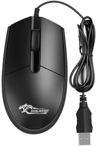 COUGAR-EGY C002 Ergonomic Wired Mouse, 1600 DPI, 6 Buttons