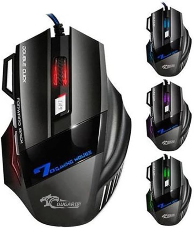 COUGAR-EGY 3200 DPI USB Wired RGB Gaming Mouse (X7) - Black