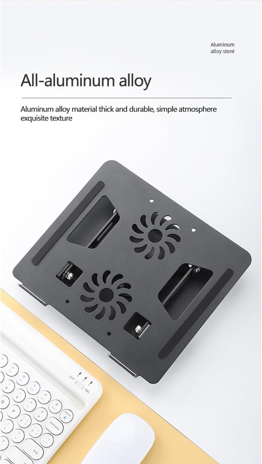 Cellphonez ErgoFlex360 Aluminum Laptop Stand with Fan