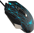 Aula S50 Wired Gaming Mouse with RGB Lighting