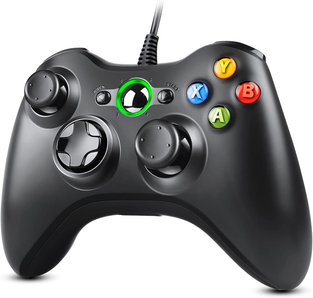 Wired Xbox 360 Gamepad Controller — USB (red)
