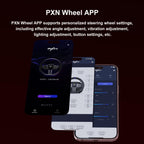 PXN V9 Gen2 Racing Wheel with 3 Pedals & H-Shifter, 270°/900° – PC, Xbox, PS4