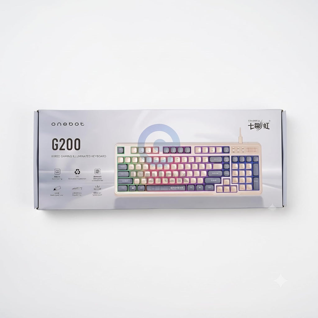 G200 Wired RGB Gaming Illuminated Keyboard | RGB Backlit