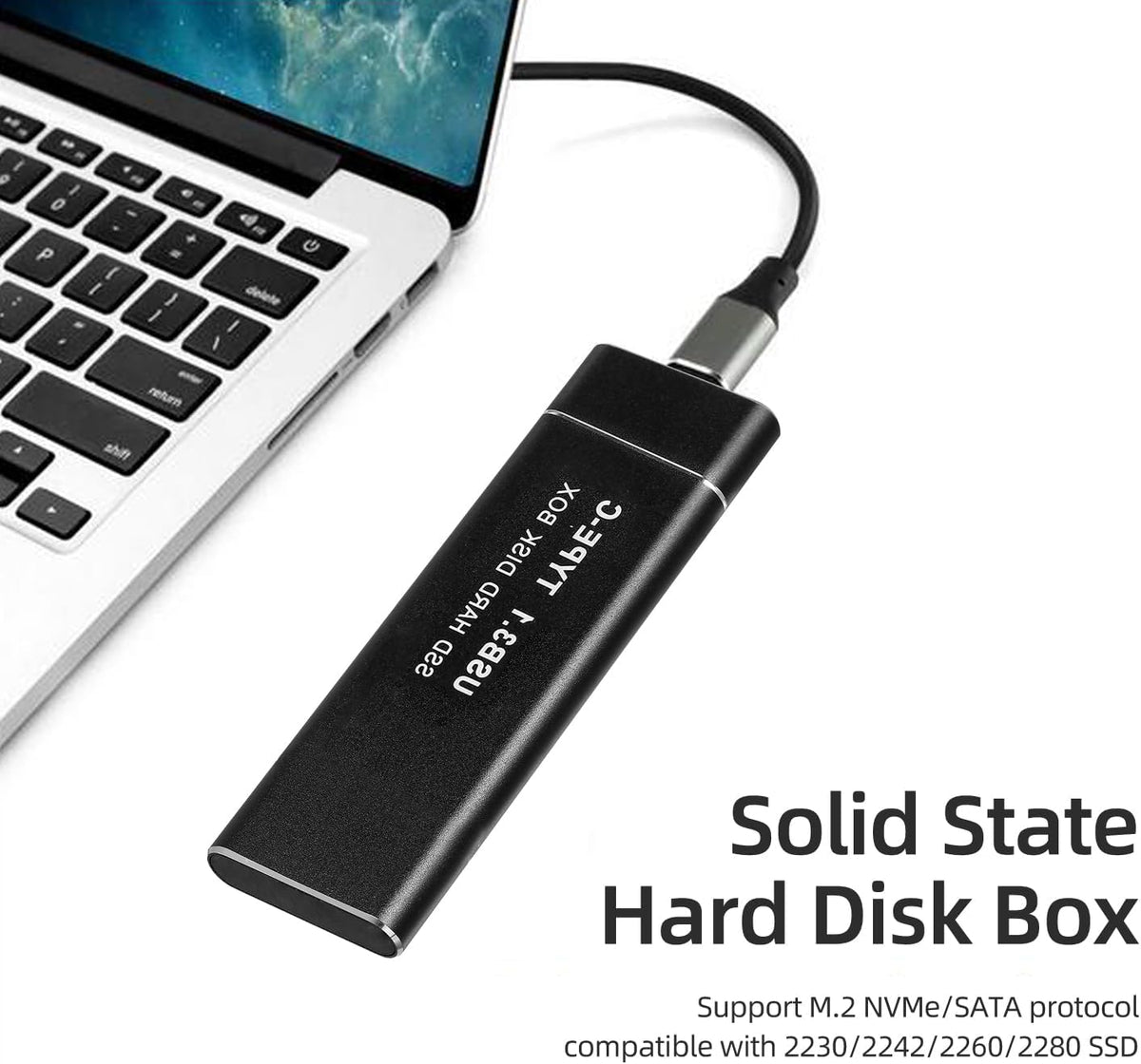 M.2 NVMe Enclosure USB 3.1 Gen 2 (2230-2280)