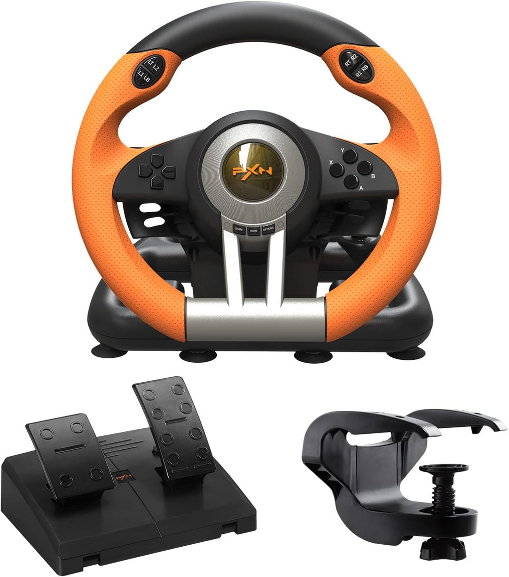 PXN V3 Pro Racing Wheel (Orange)