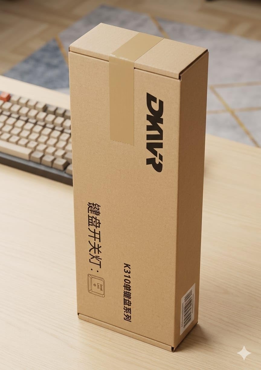K310 Wired USB Gaming Keyboard — Full-Size RGB, Black/White