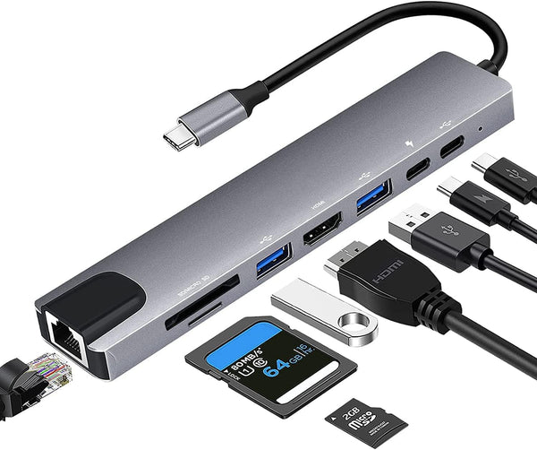 8-in-1 Type-C USB Hub