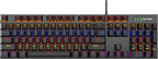 Mechanical Gaming Keyboard — 104 Keys, RGB, Cyan Switches