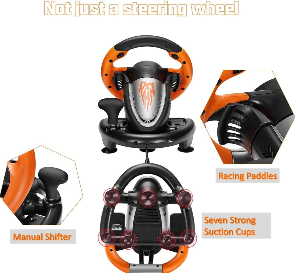 PXN V3 Pro Racing Wheel (Orange)