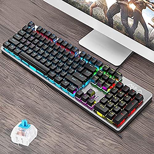 Aula F2068 Mechanical Wired USB Gaming Keyboard (Blue)