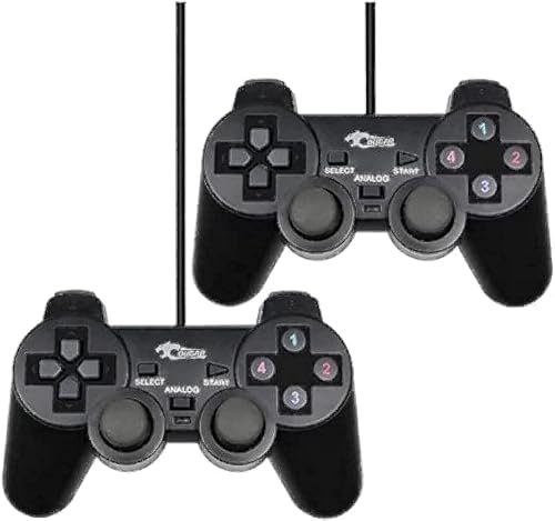 USB Wired Double Controller Gamepad (2082) For Pc And Laptop